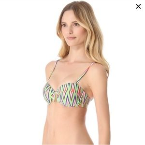 L*Space DEMI Underwire Bandeau Bikini Top {USED}